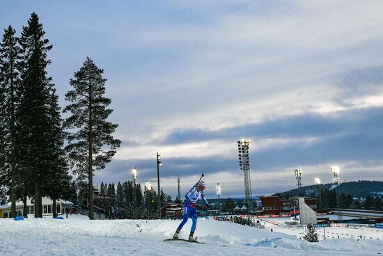 Sweden Biathlon Worlds Women Sprint
