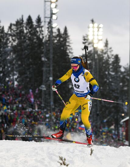 Sweden Biathlon Worlds Women Sprint