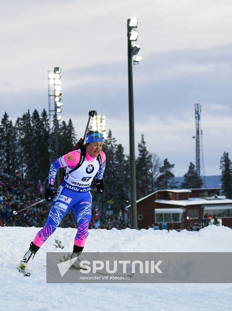 Sweden Biathlon Worlds Women Sprint