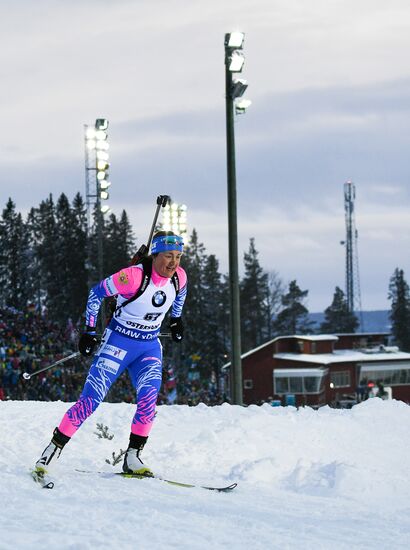 Sweden Biathlon Worlds Women Sprint