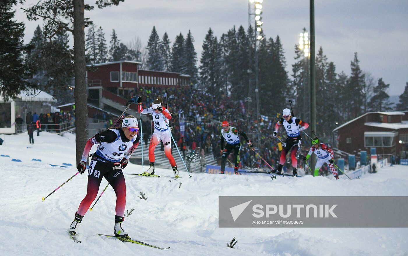 Sweden Biathlon Worlds Women Sprint