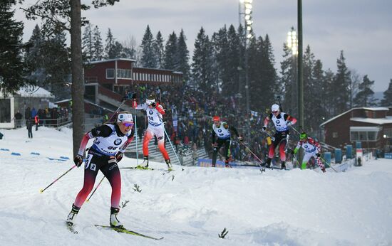 Sweden Biathlon Worlds Women Sprint
