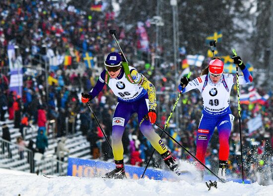 Sweden Biathlon Worlds Women Sprint
