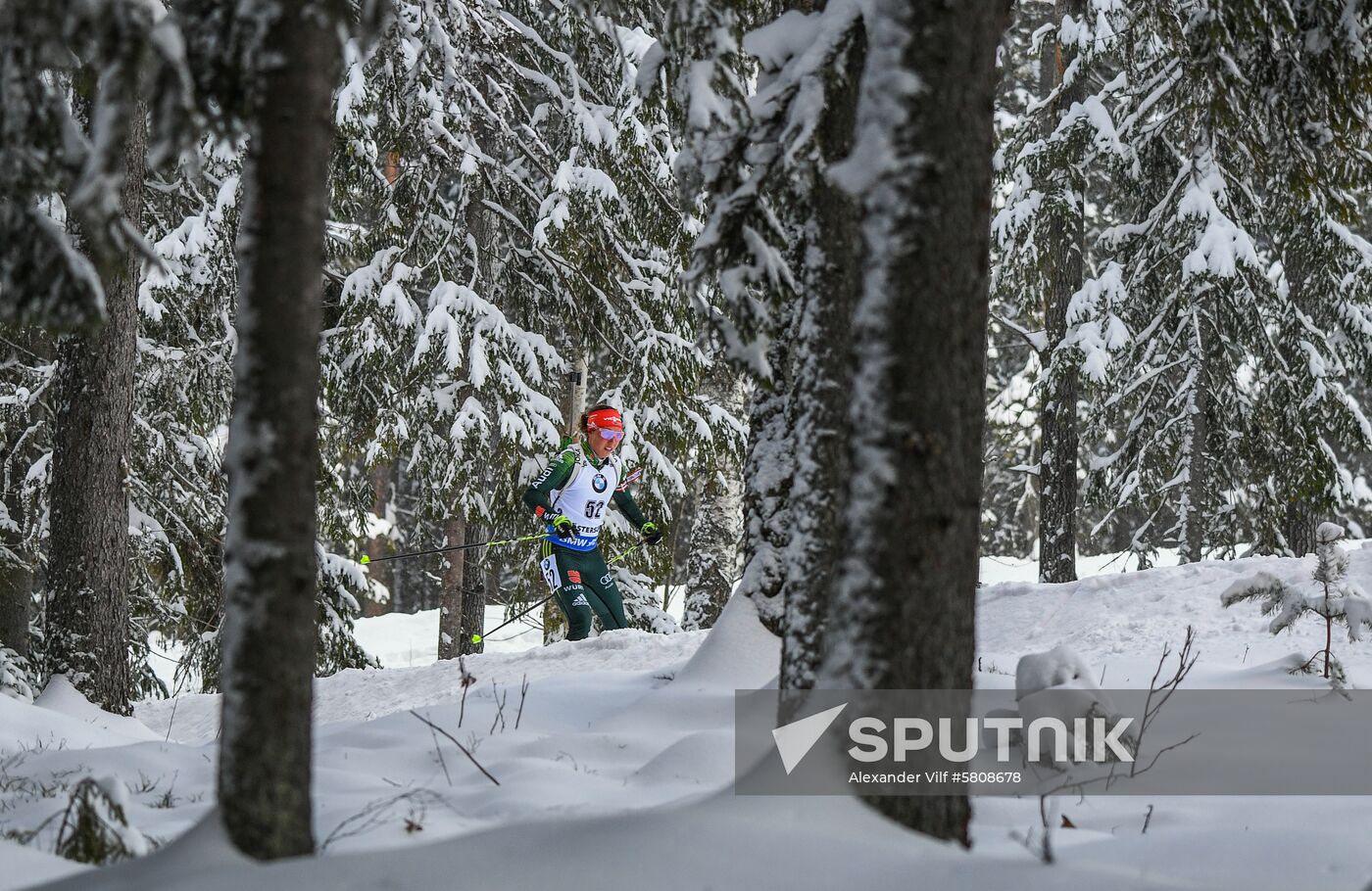 Sweden Biathlon Worlds Women Sprint