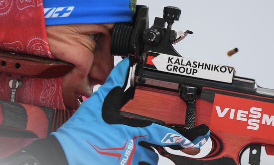 Sweden Biathlon Worlds Women Sprint
