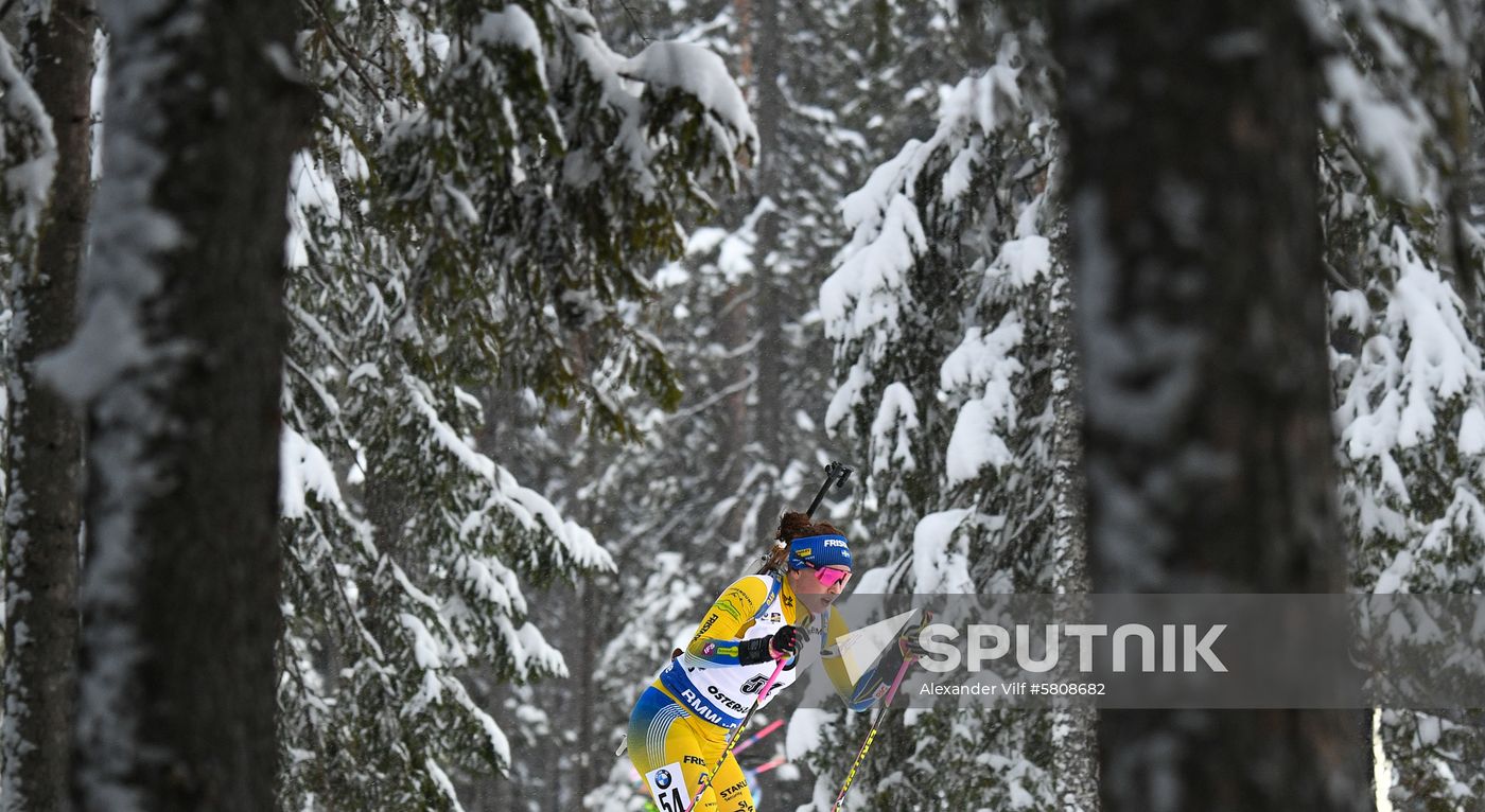 Sweden Biathlon Worlds Women Sprint
