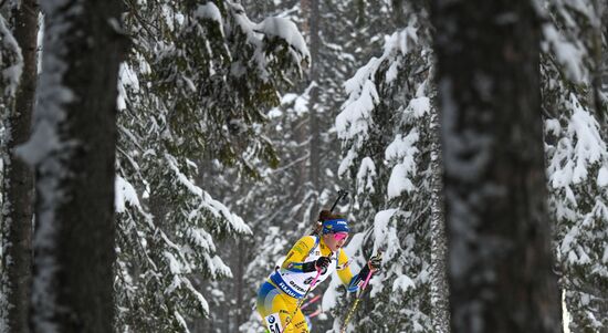 Sweden Biathlon Worlds Women Sprint