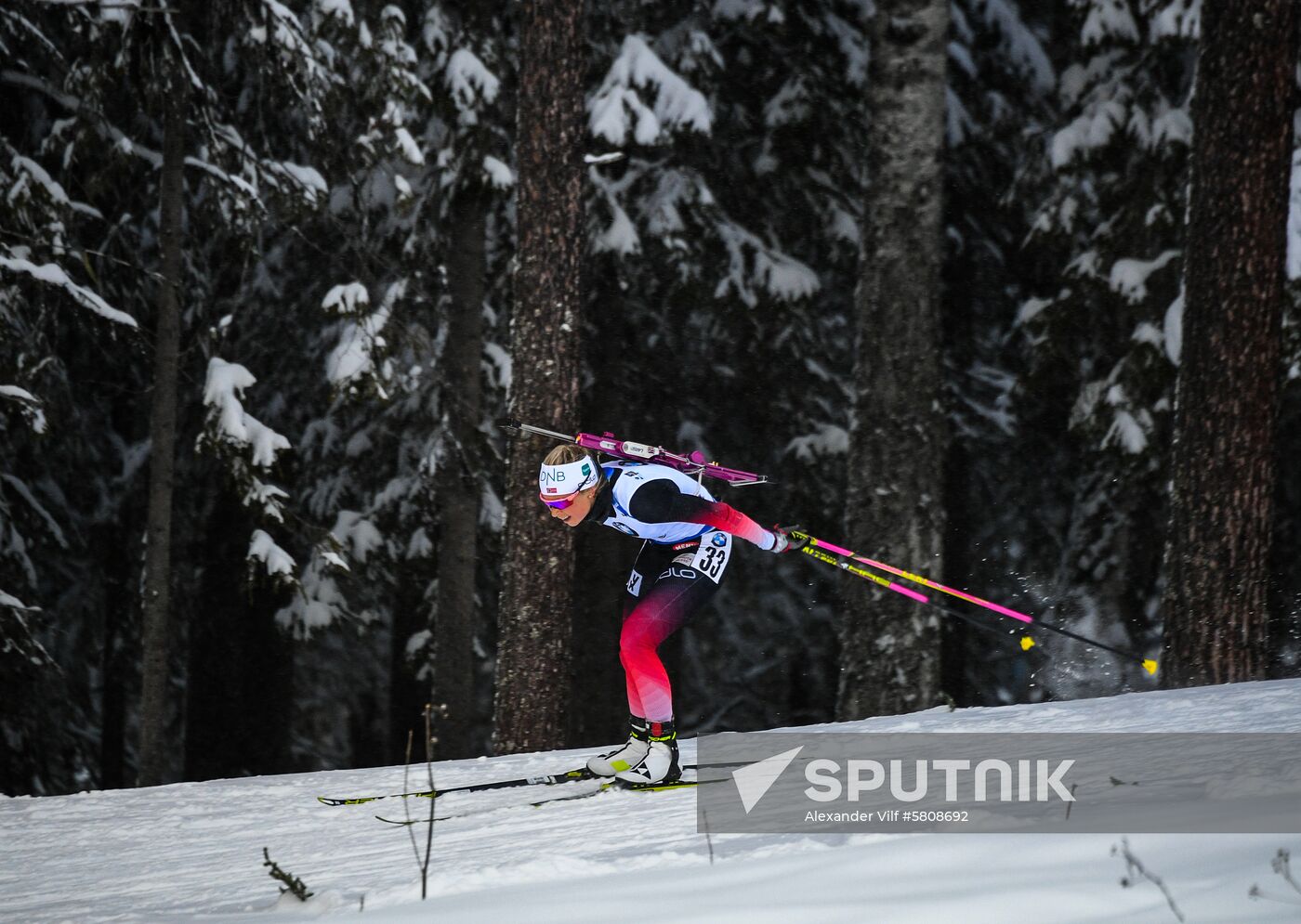Sweden Biathlon Worlds Women Sprint