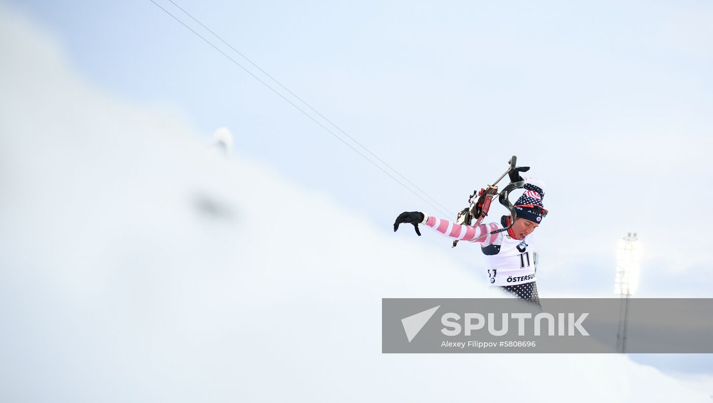 Sweden Biathlon Worlds Women Sprint