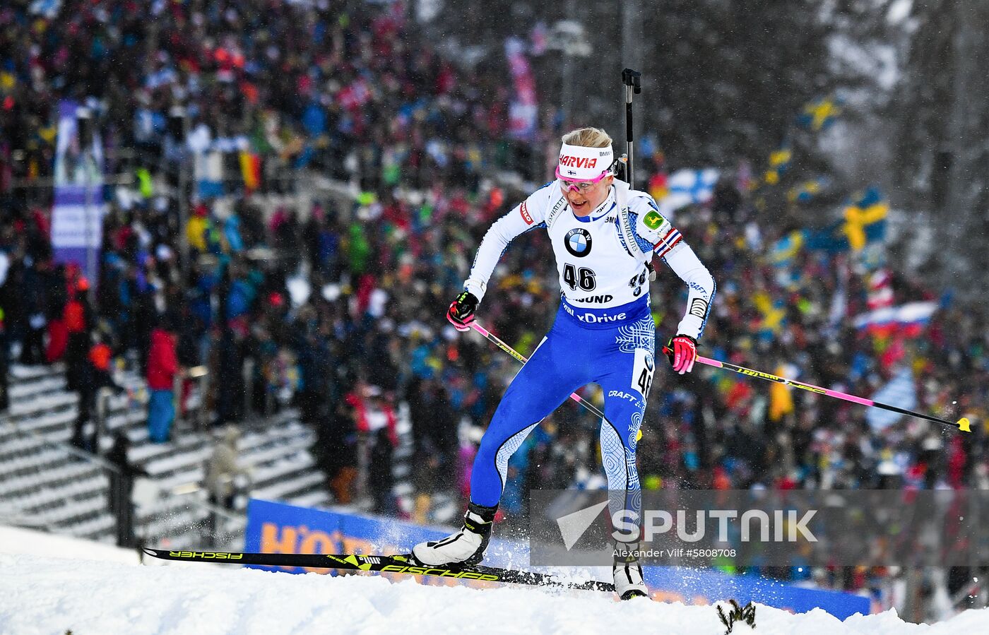 Sweden Biathlon Worlds Women Sprint