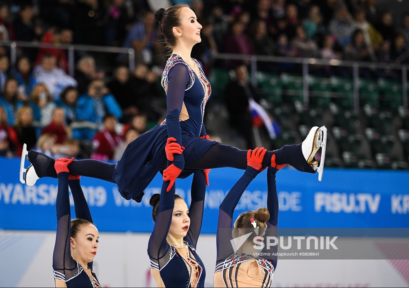 Russia Universiade Synchronized Figure Skating
