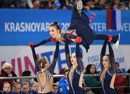 Russia Universiade Synchronized Figure Skating