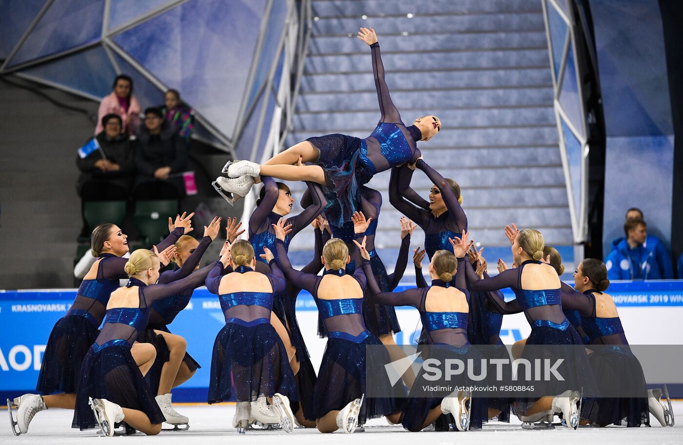 Russia Universiade Synchronized Figure Skating