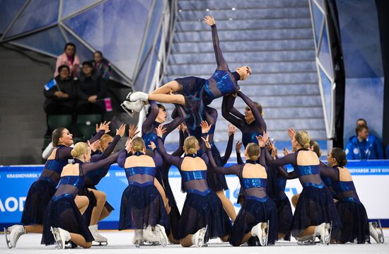 Russia Universiade Synchronized Figure Skating