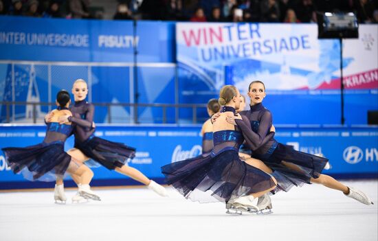 Russia Universiade Synchronized Figure Skating