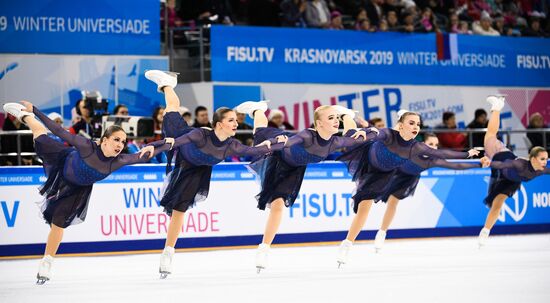 Russia Universiade Synchronized Figure Skating