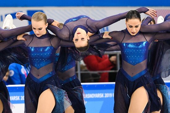 Russia Universiade Synchronized Figure Skating