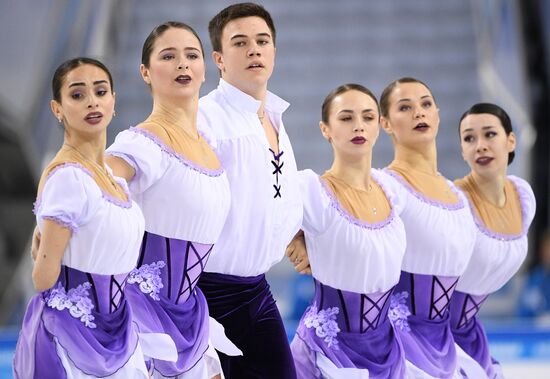Russia Universiade Synchronized Figure Skating