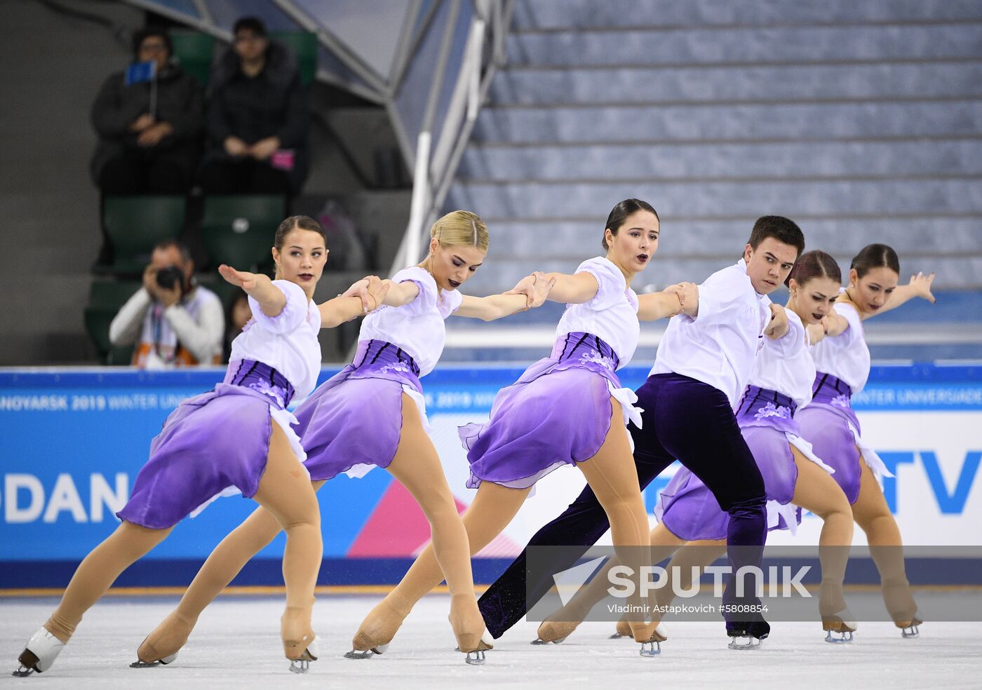 Russia Universiade Synchronized Figure Skating
