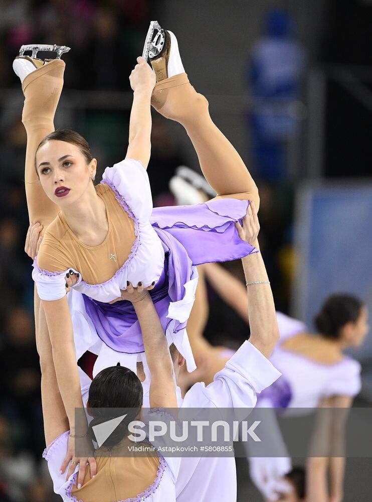 Russia Universiade Synchronized Figure Skating