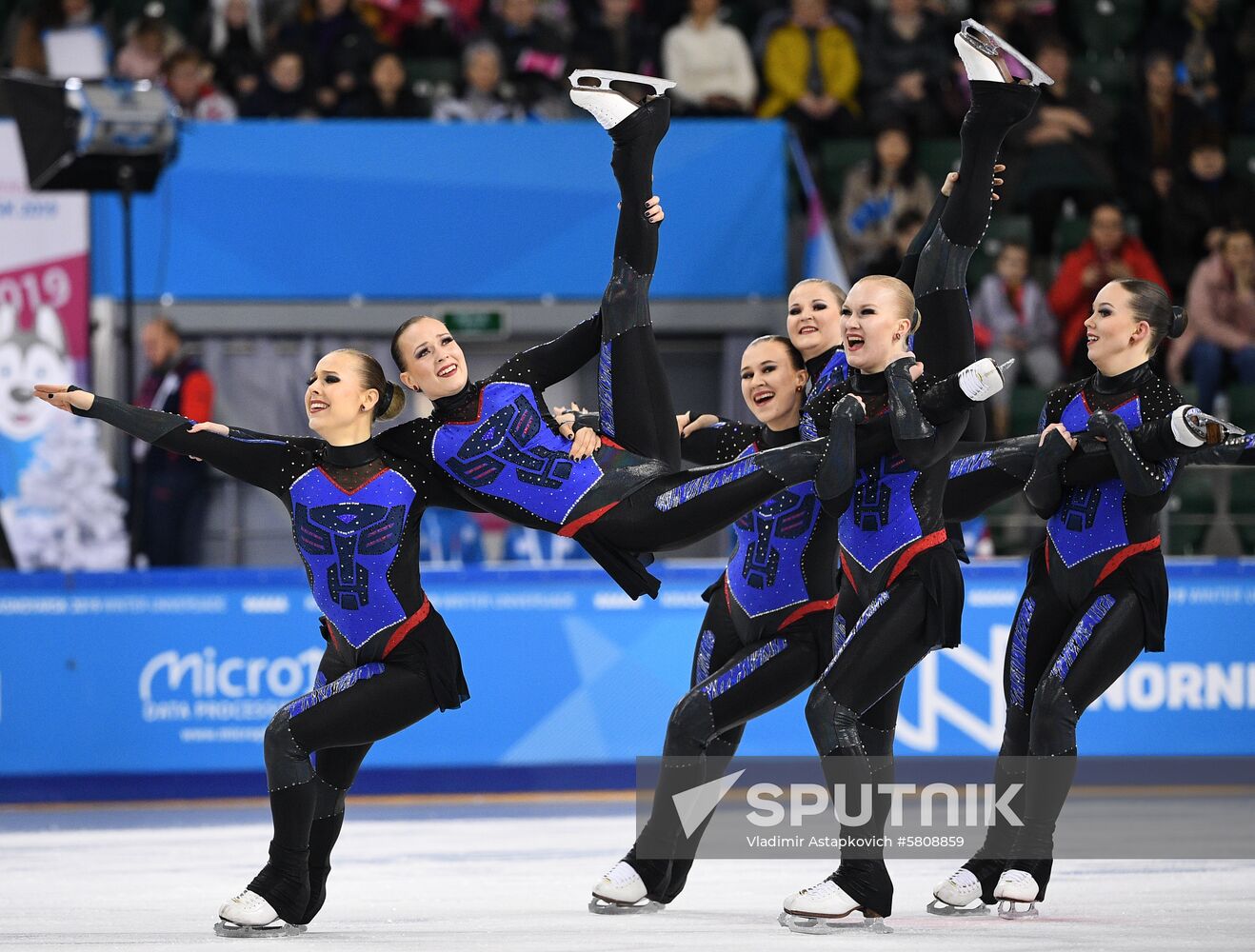 Russia Universiade Synchronized Figure Skating