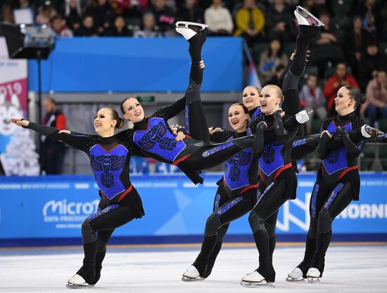 Russia Universiade Synchronized Figure Skating