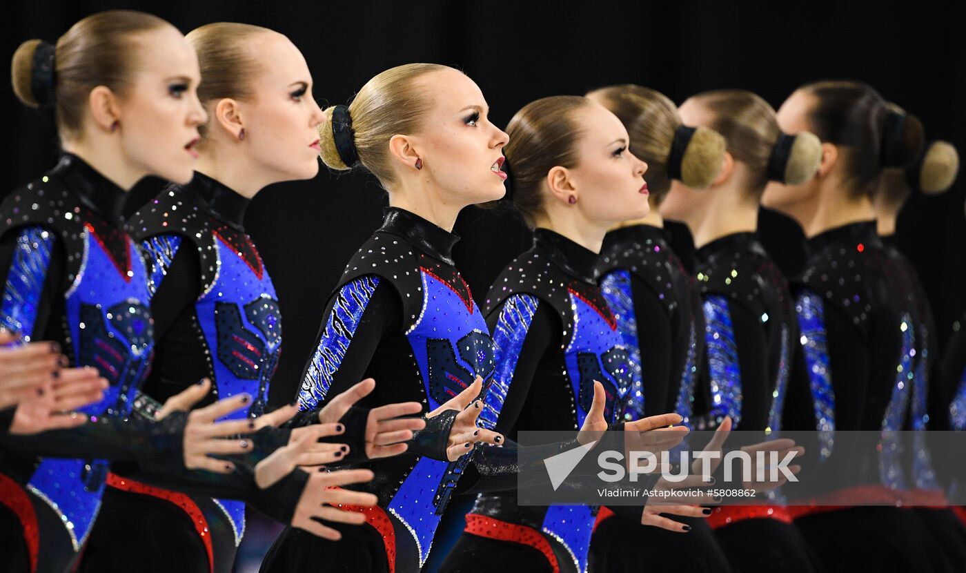 Russia Universiade Synchronized Figure Skating