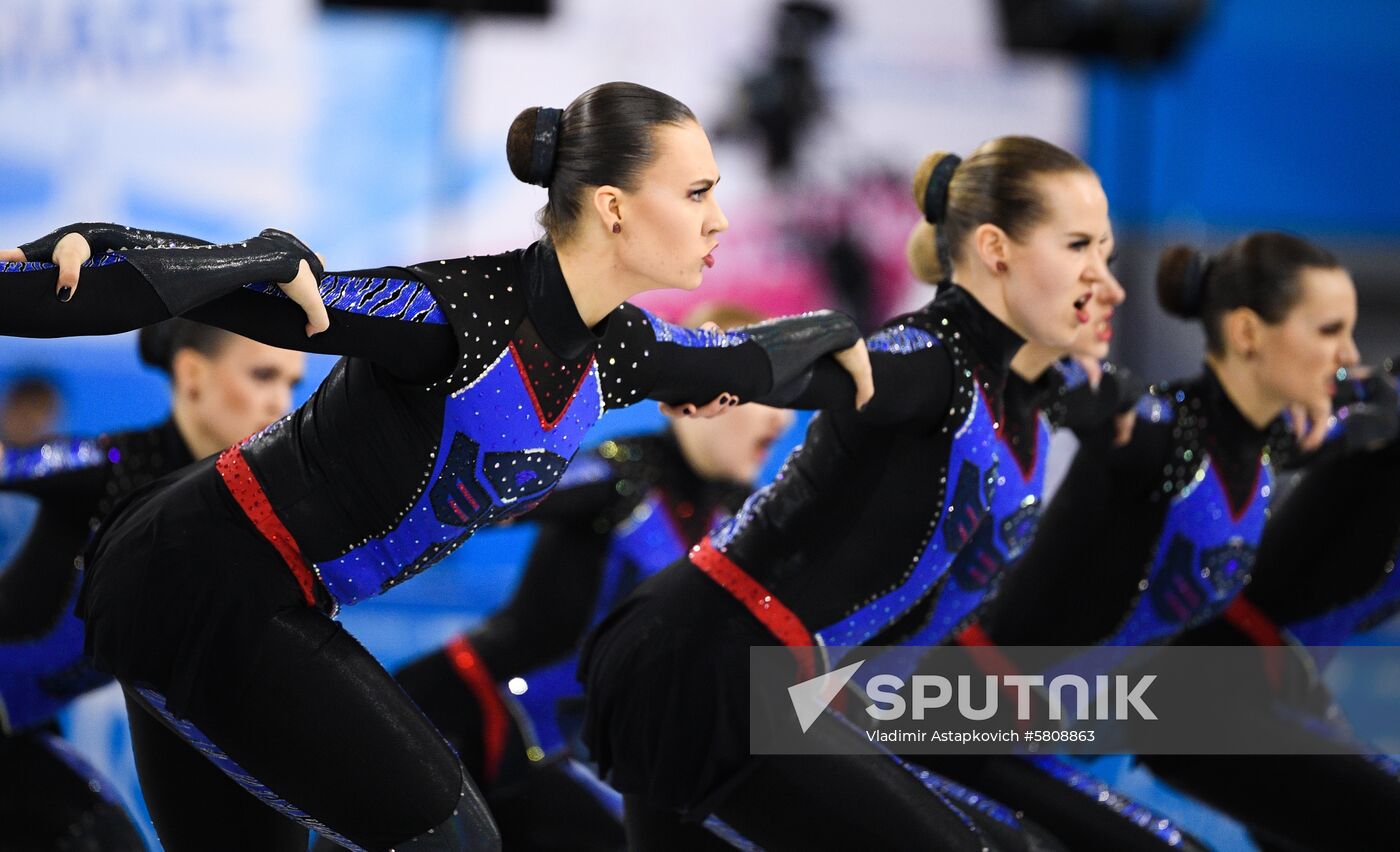 Russia Universiade Synchronized Figure Skating