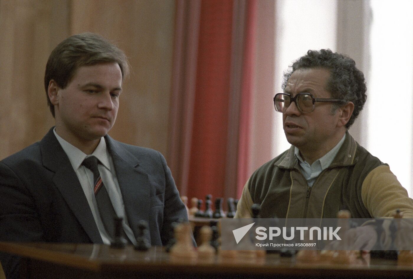 Soviet Russian chess player Boris Smagin