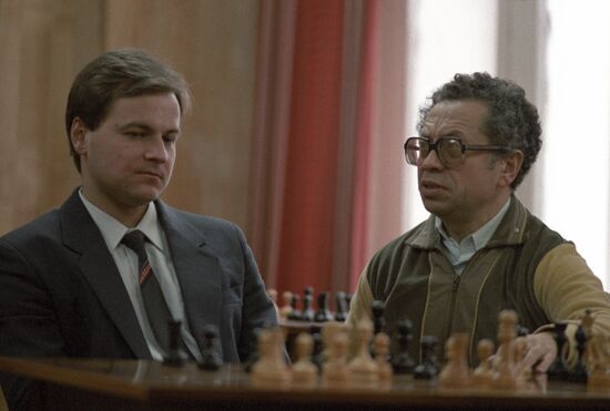 Soviet Russian chess player Boris Smagin