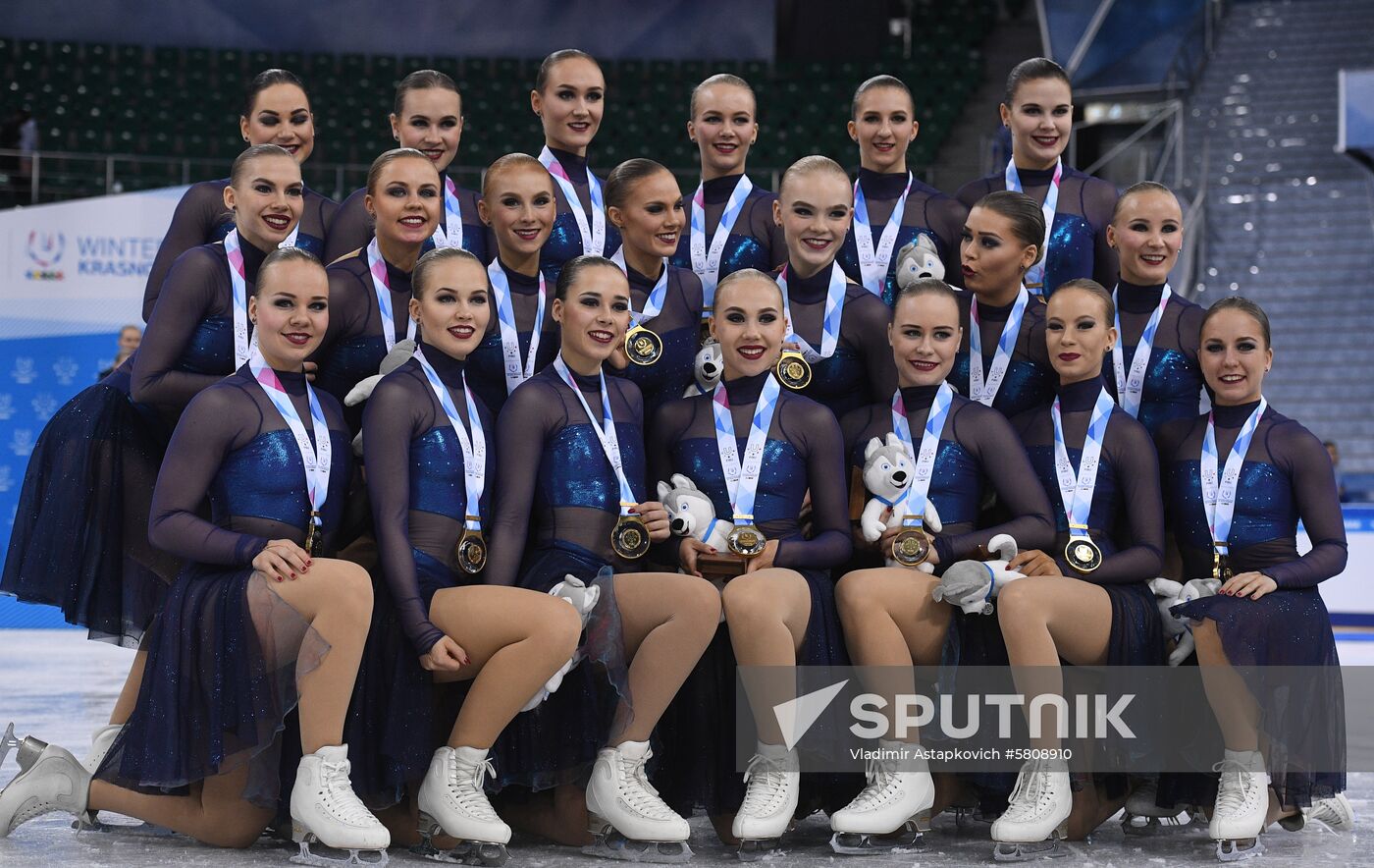 Russia Universiade Synchronized Figure Skating