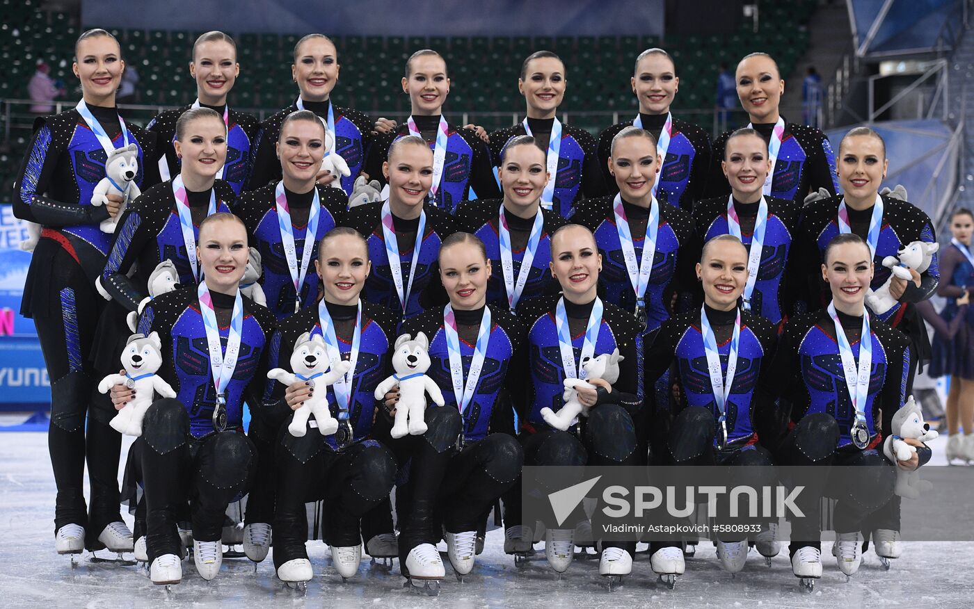 Russia Universiade Synchronized Figure Skating