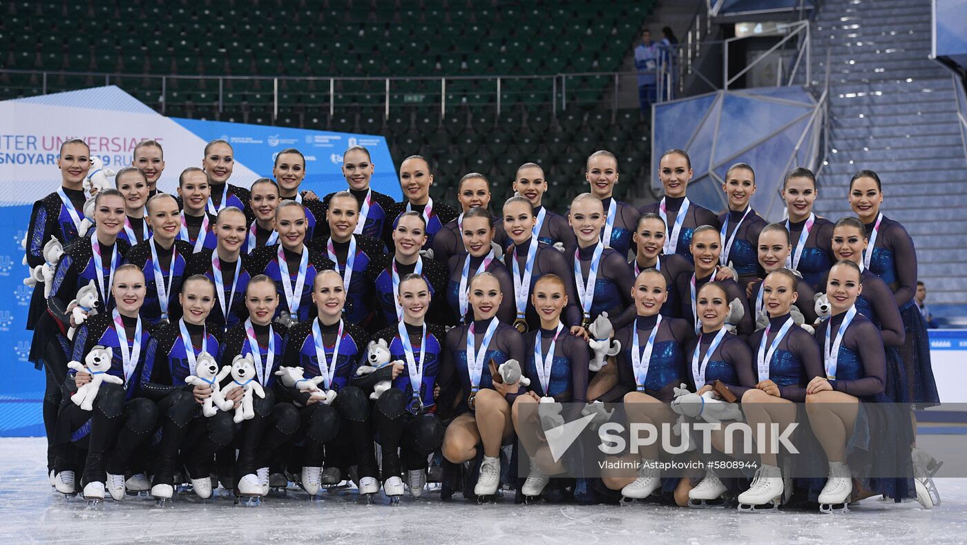 Russia Universiade Synchronized Figure Skating