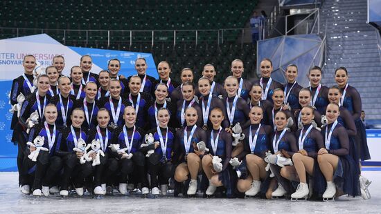 Russia Universiade Synchronized Figure Skating