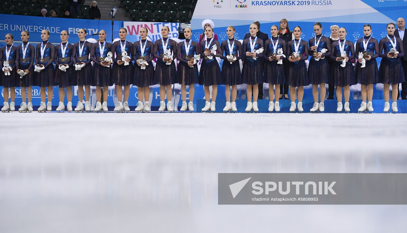 Russia Universiade Synchronized Figure Skating