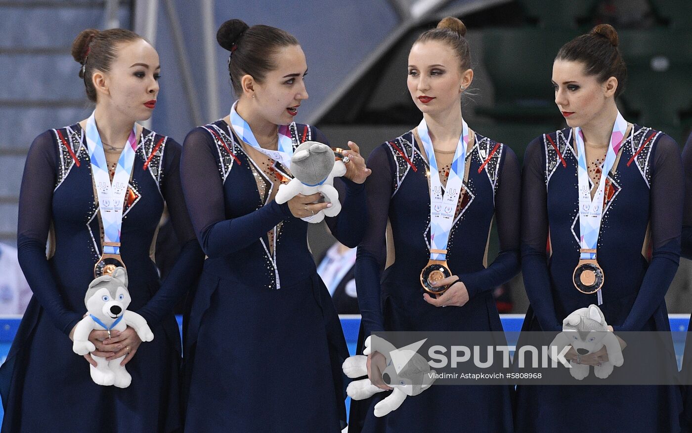 Russia Universiade Synchronized Figure Skating