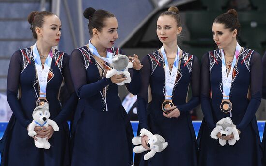 Russia Universiade Synchronized Figure Skating