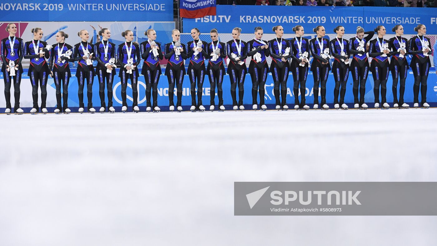 Russia Universiade Synchronized Figure Skating