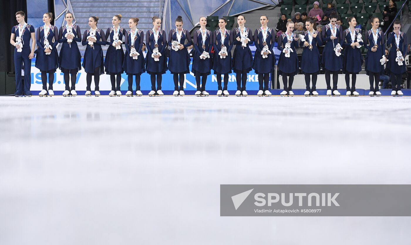 Russia Universiade Synchronized Figure Skating