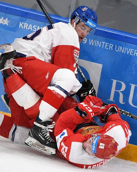 Russia Universiade Ice Hockey Men Russia - Czech Republic