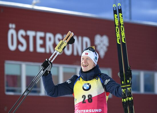 Sweden Biathlon Worlds Men Sprint