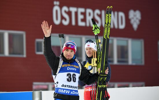 Sweden Biathlon Worlds Men Sprint