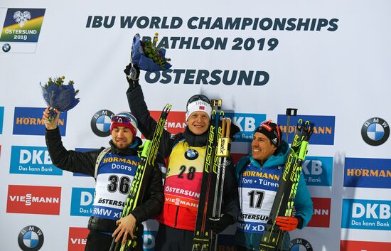 Sweden Biathlon Worlds Men Sprint