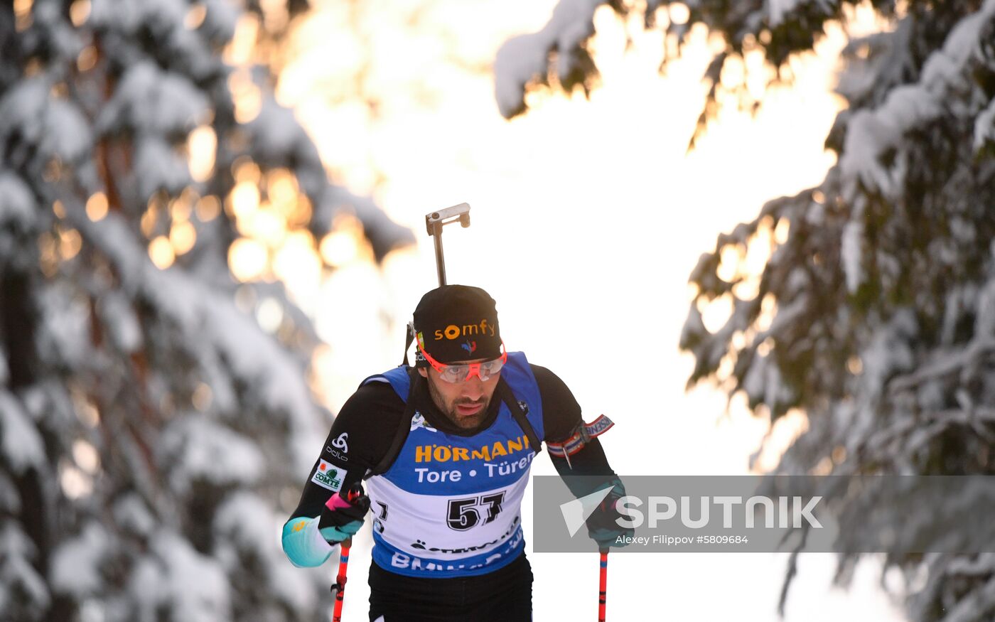 Sweden Biathlon Worlds Men Sprint