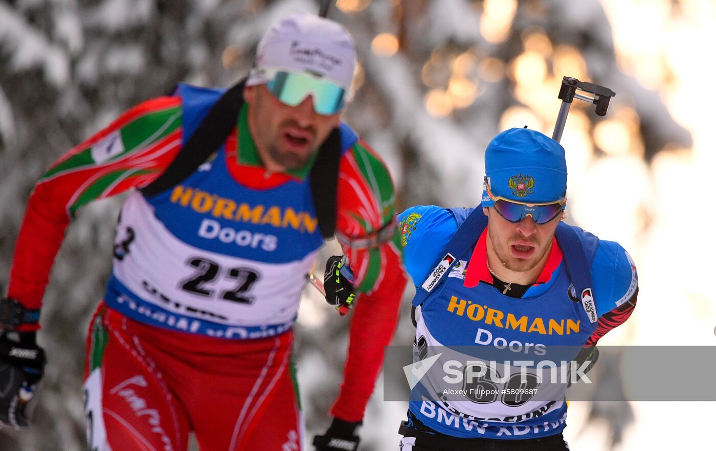 Sweden Biathlon Worlds Men Sprint