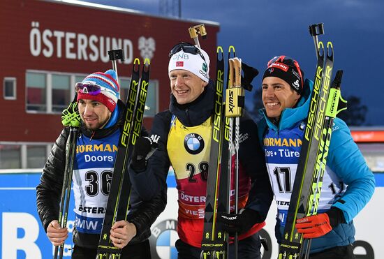 Sweden Biathlon Worlds Men Sprint