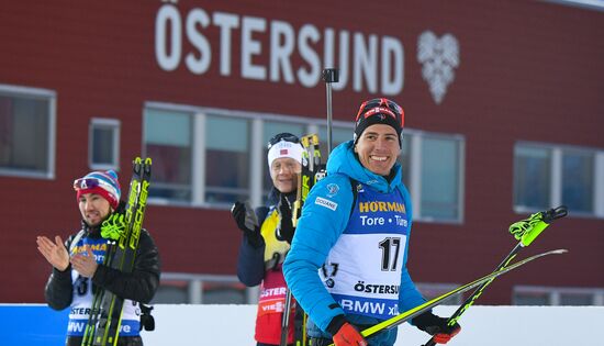 Sweden Biathlon Worlds Men Sprint