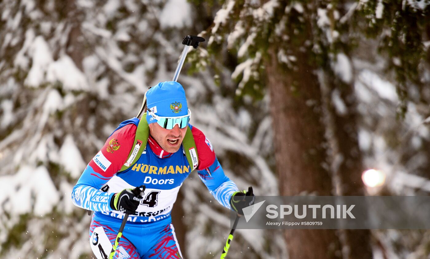 Sweden Biathlon Worlds Men Sprint