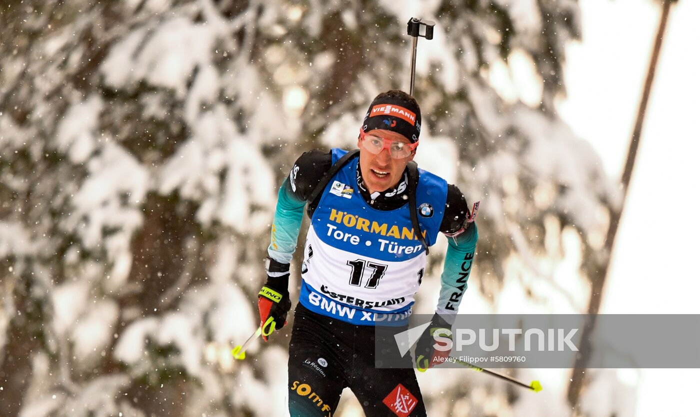Sweden Biathlon Worlds Men Sprint