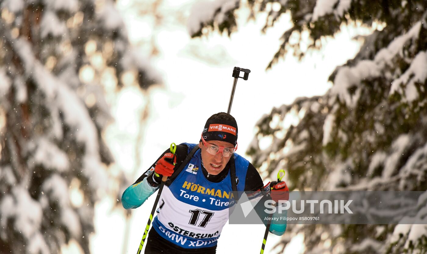 Sweden Biathlon Worlds Men Sprint